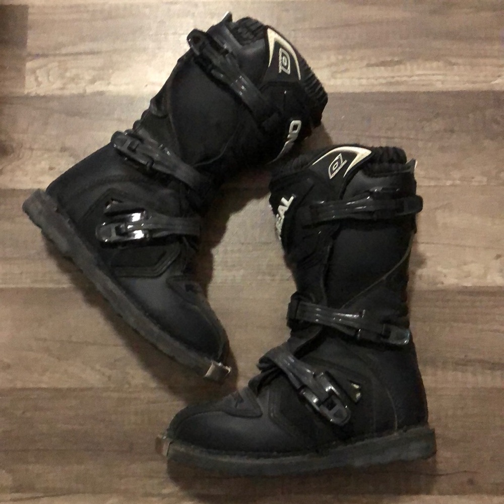O'Neill Black Youth Racing Riding Boots